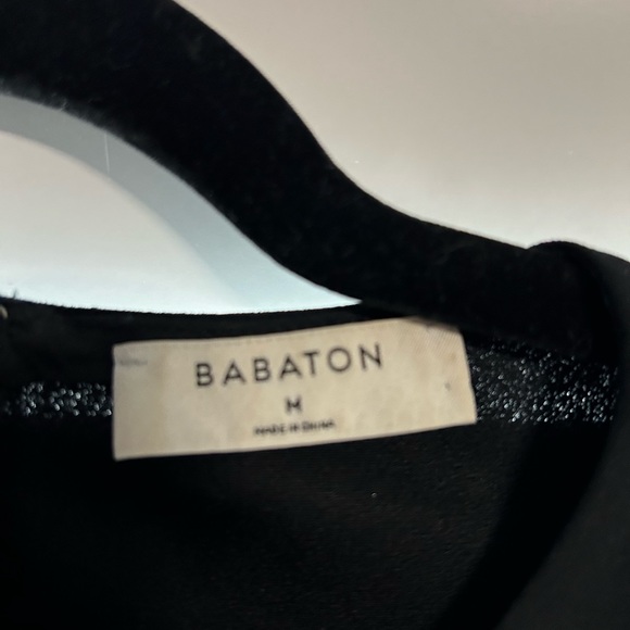 Babaton Black Mid Length Work Dress - Picture 3 of 4